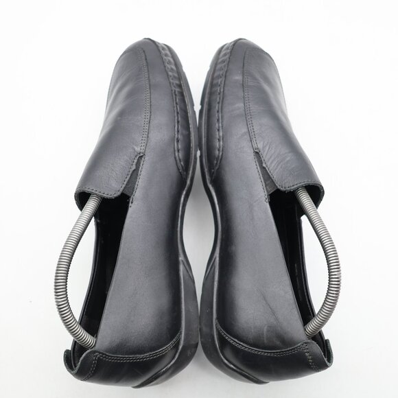 Mephisto Edlef Men's US Size 8.5 Black Antica 800 Flat Heel Slip-On Loafers - Picture 5 of 10